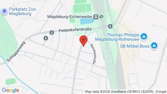 Apartments for rent i Magdeburg - kort over placeringen