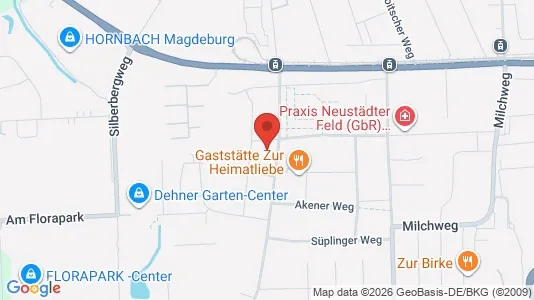 Apartments for rent i Magdeburg - kort over placeringen