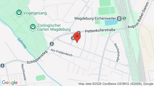 Apartments for rent i Magdeburg - kort over placeringen