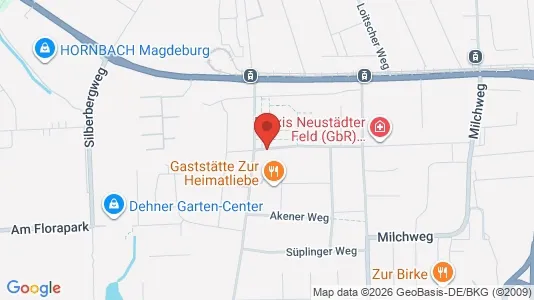 Apartments for rent i Magdeburg - kort over placeringen