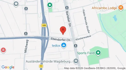 Apartments for rent i Magdeburg - kort over placeringen