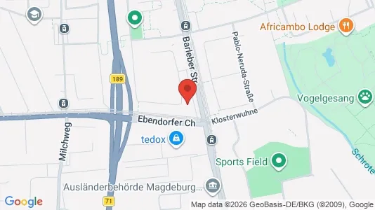 Apartments for rent i Magdeburg - kort over placeringen