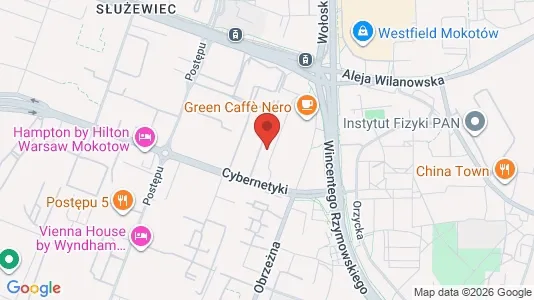 Apartments for rent i Warszawa Wawer - kort over placeringen