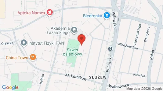 Rooms for rent i Warszawa Wawer - kort over placeringen