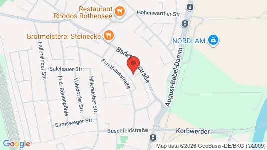 Apartments for rent i Magdeburg - kort over placeringen