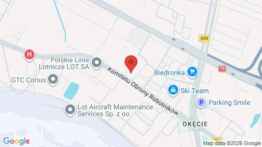Apartments for rent i Warszawa Wawer - kort over placeringen