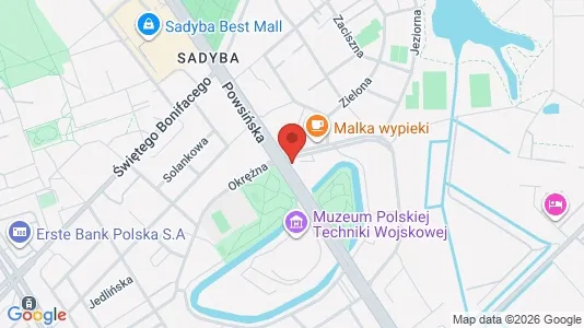 Apartments for rent i Warszawa Wawer - kort over placeringen