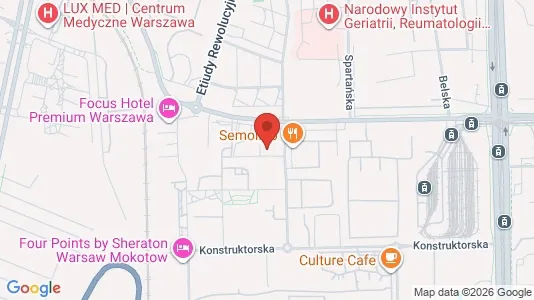 Apartments for rent i Warszawa Wawer - kort over placeringen