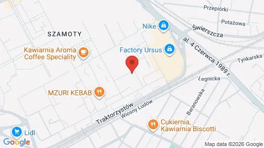 Apartments for rent i Warszawa Ursus - kort over placeringen
