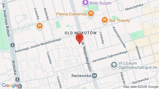 Apartments for rent i Warszawa Wawer - kort over placeringen
