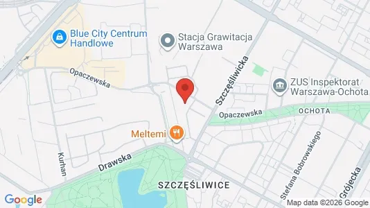 Apartments for rent i Warszawa Wawer - kort over placeringen