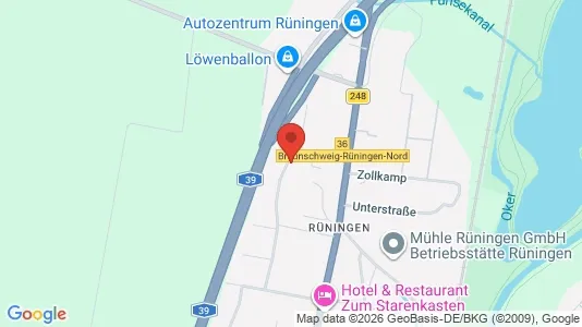 Apartments for rent i Braunschweig - kort over placeringen