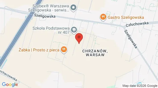 Apartments for rent i Warszawa Wawer - kort over placeringen