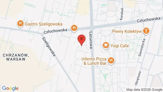 Apartments for rent i Warszawa Wawer - kort over placeringen