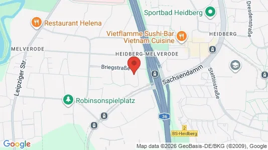 Apartments for rent i Braunschweig - kort over placeringen