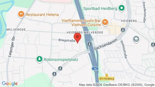 Apartments for rent i Braunschweig - kort over placeringen