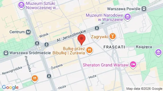 Apartments for rent i Warszawa Wawer - kort over placeringen