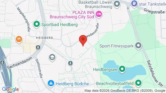 Apartments for rent i Braunschweig - kort over placeringen