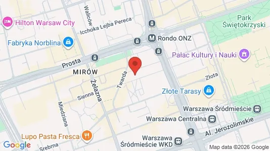 Apartments for rent i Warszawa Wawer - kort over placeringen
