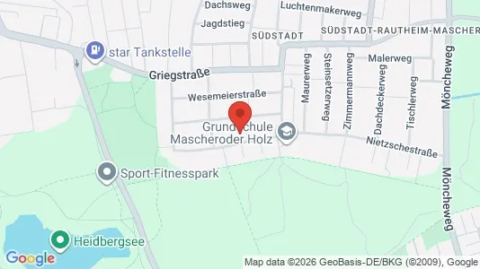 Apartments for rent i Braunschweig - kort over placeringen