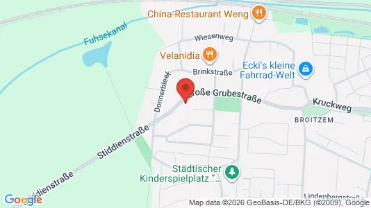 Apartments for rent i Braunschweig - kort over placeringen