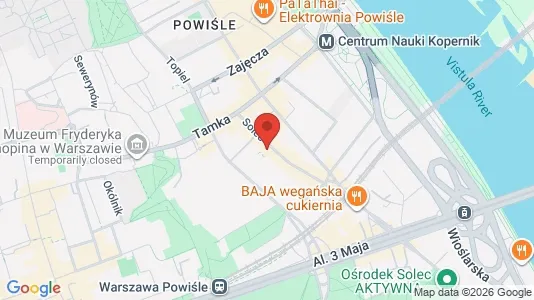 Apartments for rent i Warszawa Śródmieście - kort over placeringen
