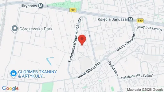 Apartments for rent i Warszawa Wola - kort over placeringen