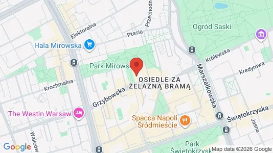 Apartments for rent i Warszawa Wawer - kort over placeringen