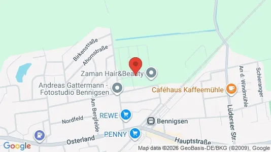 Apartments for rent i Hannover - kort over placeringen