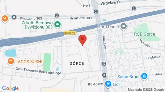 Apartments for rent i Warszawa Wawer - kort over placeringen