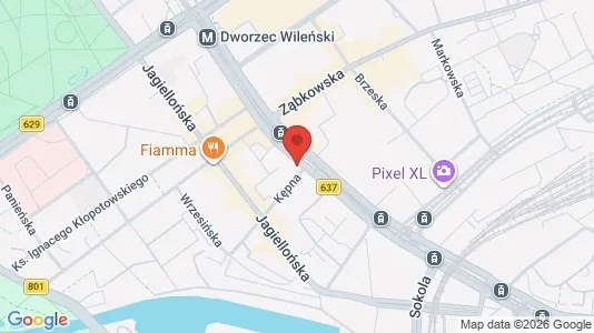 Apartments for rent i Warszawa Wawer - kort over placeringen