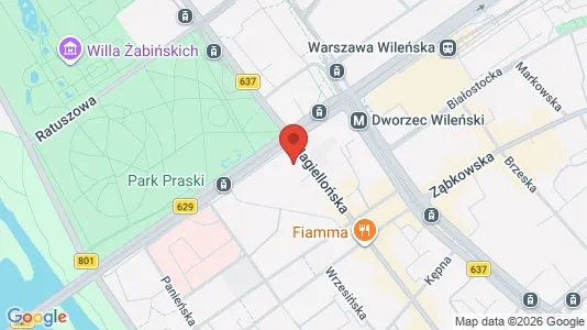 Apartments for rent i Warszawa Wawer - kort over placeringen