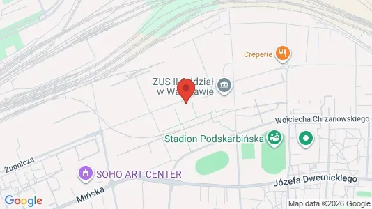 Apartments for rent i Warszawa Wawer - kort over placeringen