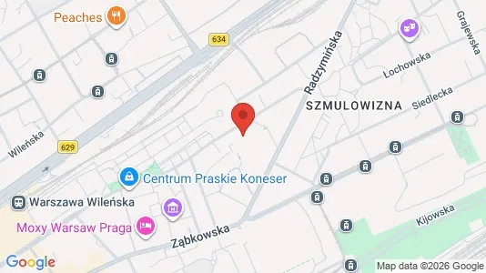 Apartments for rent i Warszawa Wawer - kort over placeringen