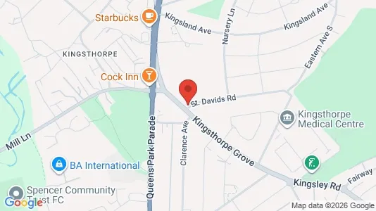 Apartments for rent i Northampton - Northamptonshire - kort over placeringen