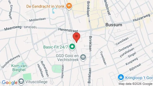 Rooms for rent i Gooise Meren - kort over placeringen