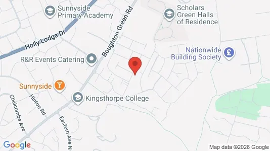 Apartments for rent i Northampton - Northamptonshire - kort over placeringen
