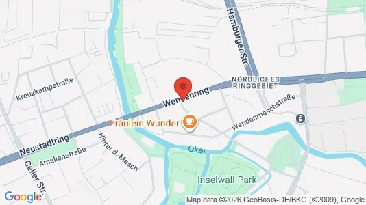 Apartments for rent i Braunschweig - kort over placeringen