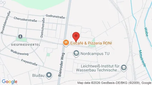 Apartments for rent i Braunschweig - kort over placeringen