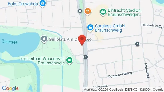 Apartments for rent i Braunschweig - kort over placeringen