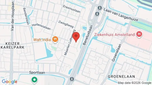 Apartments for rent i Amstelveen - kort over placeringen