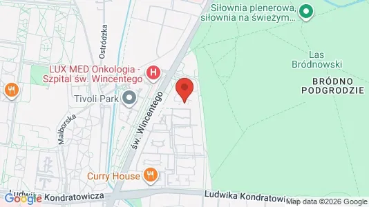 Apartments for rent i Warszawa Wawer - kort over placeringen