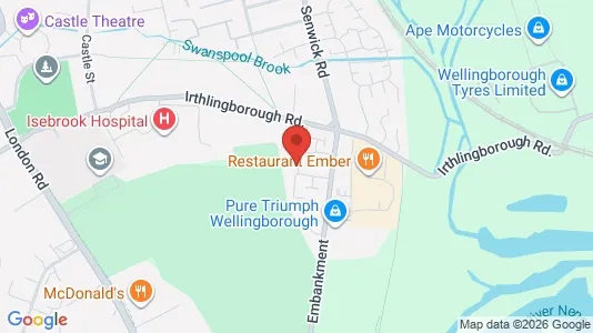Apartments for rent i Wellingborough - Northamptonshire - kort over placeringen