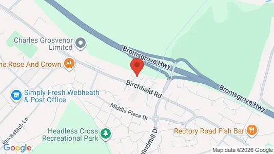 Apartments for rent i Redditch - Worcestershire - kort over placeringen