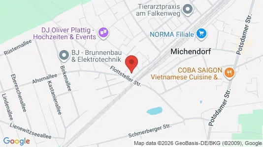 Apartments for rent i Potsdam-Mittelmark - kort over placeringen