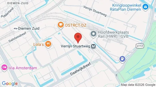 Apartments for rent i Diemen - kort over placeringen