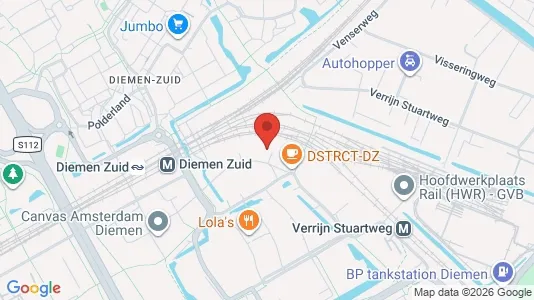 Apartments for rent i Diemen - kort over placeringen