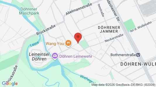 Apartments for rent i Hannover - kort over placeringen
