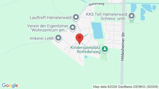 Apartments for rent i Hannover - kort over placeringen