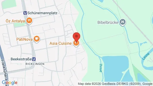 Apartments for rent i Hannover - kort over placeringen